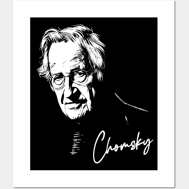 Noam Chomsky Wall Art by DankFutura